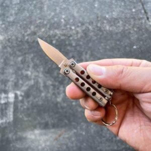 Mini coltello butterfly keychain piccolo balisong