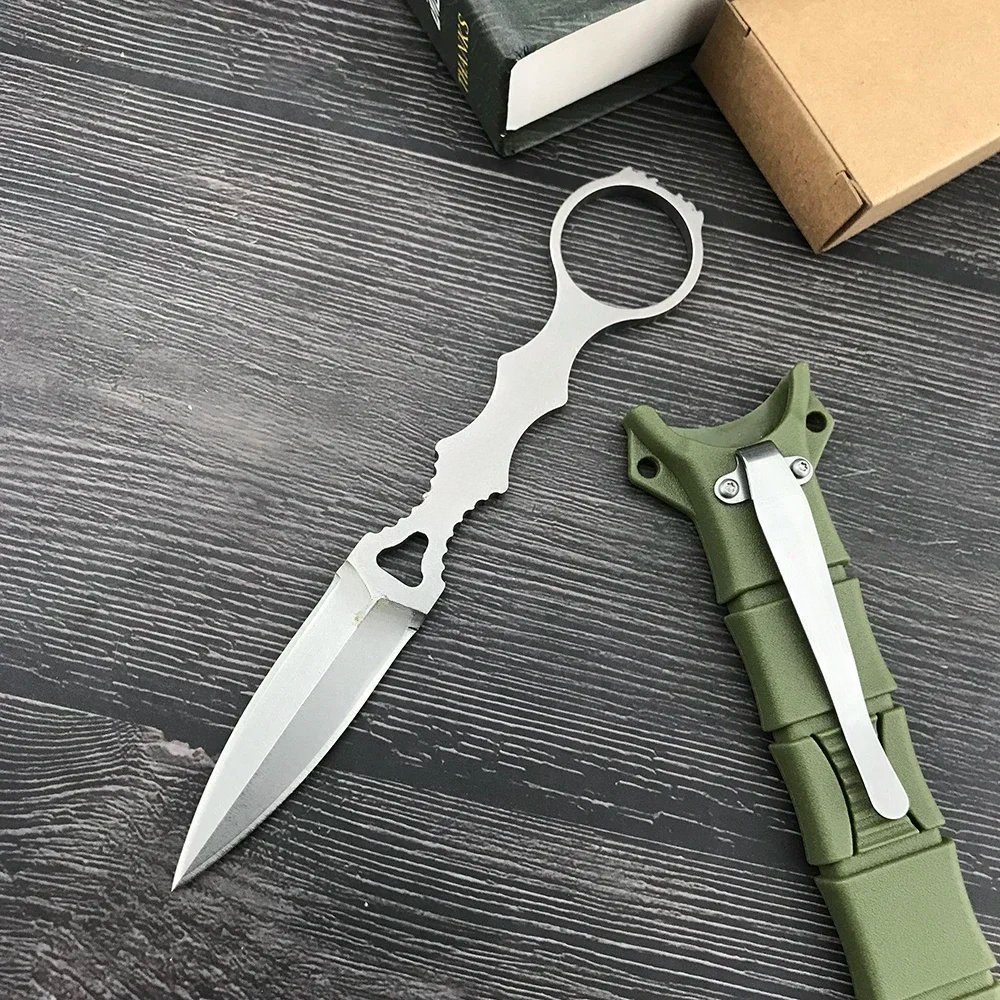 Coltello a lama fissa acciaio inossidabile lama with Kydex Sheath Camping Portable Survival tattico Multitools Hand EDC Knives 1 Coltello a lama fissa acciaio inossidabile lama with Kydex Sheath Camping Portable Survival tattico Multitools Hand EDC Knives