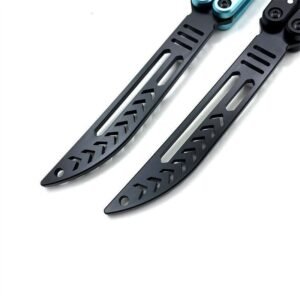 Variant practice butterfly 7075 aluminum uncut training coltello