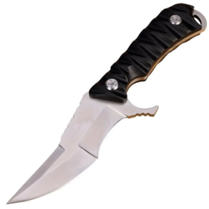 US-D2 Steel All Tang One sharp tattico straight coltello, outdoor hunting coltello da sopravvivenza, fishing and hiking essential coltello