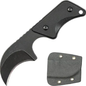 Coltello da collo G10 manico with kydex sheath EDC tool -nero