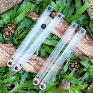 Transparent coltello butterfly Uncut Training coltello coltello pieghevole Flinging coltello Plastic pc Squid Smiley Joker