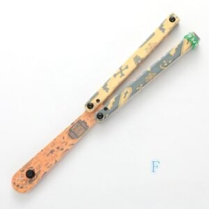 Coltello butterfly Flip Hand coltello Fancy Plastic coltello Training coltello pieghevole Squid Safe No Open Edge