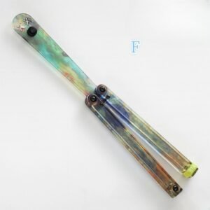 Coltello butterfly Jenny Fancy Plastic coltello Training coltello pieghevole Squid