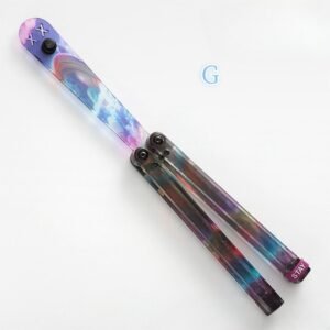 Coltello butterfly Jenny Fancy Plastic coltello Training coltello pieghevole Squid