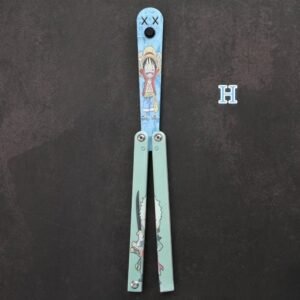 Coltello butterfly Flip Hand coltello Training coltello pieghevole Squid Safe No Open Edge