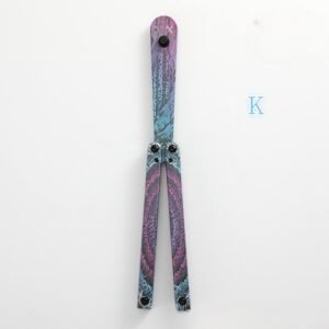 Coltello butterfly Flip Hand coltello Training coltello pieghevole Squid Safe No Open Edge