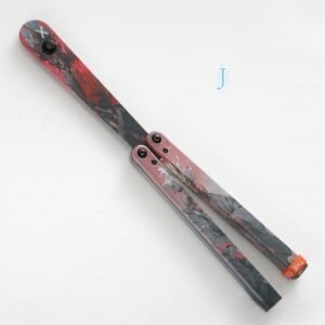 Coltello butterfly Jenny Fancy Plastic coltello Training coltello pieghevole Squid