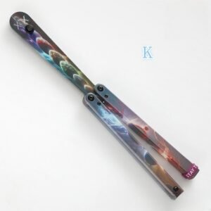 Coltello butterfly Jenny Fancy Plastic coltello Training coltello pieghevole Squid