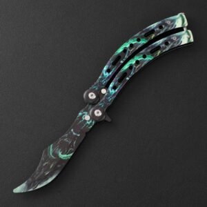 CSGO Butterfly Slaughter coltello trainer balisong Upgraded