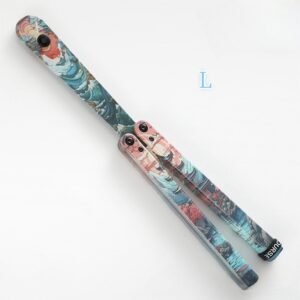 Coltello butterfly Jenny Fancy Plastic coltello Training coltello pieghevole Squid