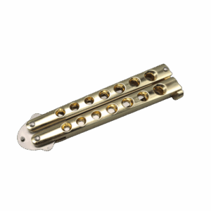 Alta qualita Helix Butterfly coltello balisong oro