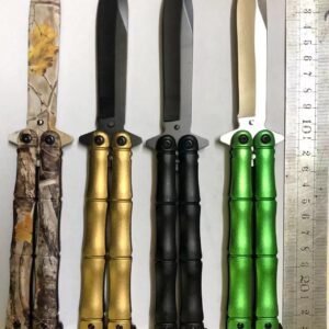 Bamboo manico coltello butterfly