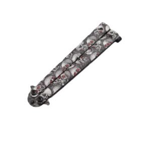 Rosso Eye Skull coltello butterfly