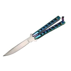 Alta qualita Helix Butterfly coltello balisong RAINBOW