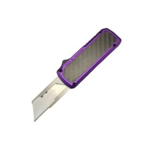 Fibra di carbonio manico taglierino --viola