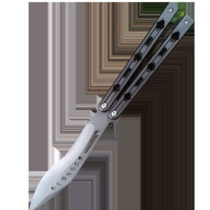 9 Curved lama coltello trainer balisong