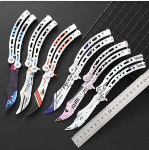 CSGO Butterfly Slaughter coltello trainer balisong Upgraded