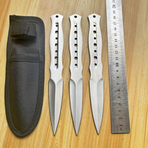 Set di coltelli da lancio da allenamento YF143 – 3 pezzi, Bianco